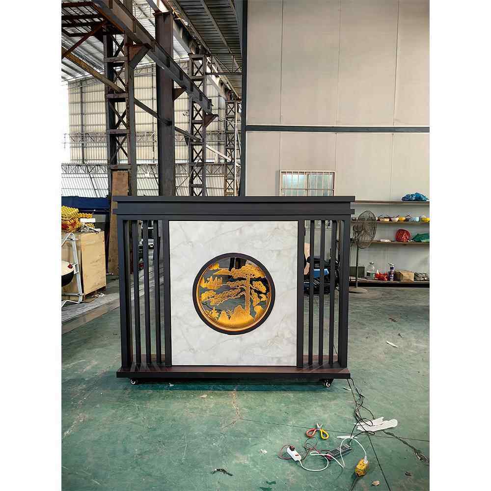 定制不锈钢庭院屏风隔断背景墙户外园林假山别墅金属深咖色影壁墙,金属材料及制品,不锈钢制品,淘宝优惠券,粉丝福利购,淘宝优惠卷