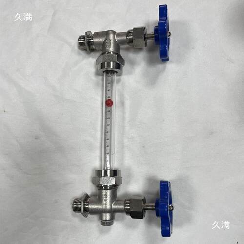 池水液位显示器透明箱油位亚克力液位计消简易刻度整套管考克