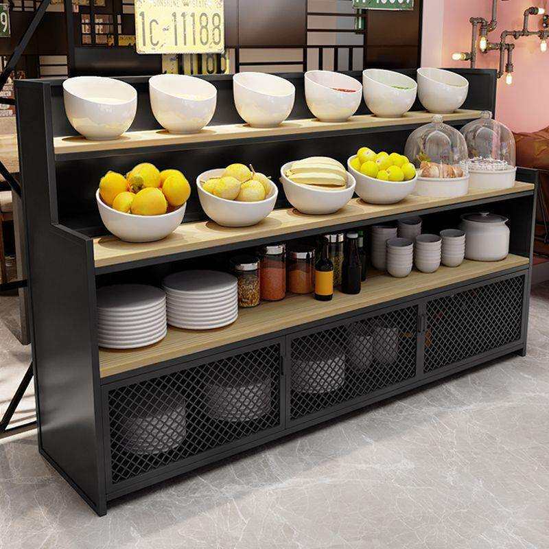 火锅调料台商用自助蘸料台多层储物小料台餐厅麻辣烫火锅店调料台