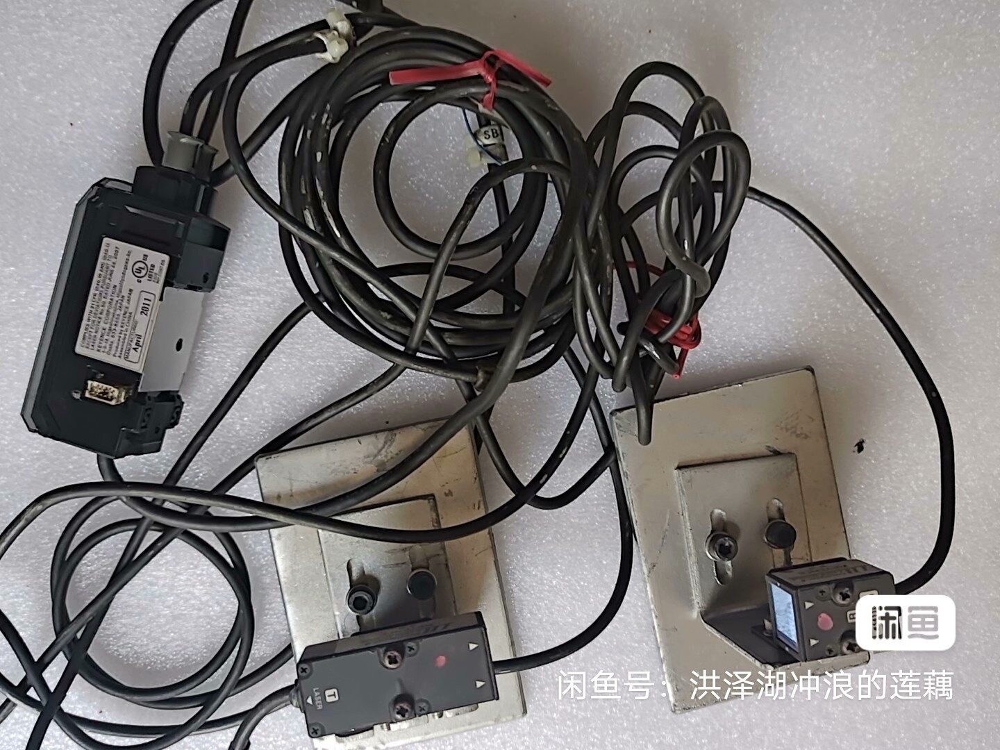 基恩士传感器，IB1000/IB-10，正品拆机，两个感应头