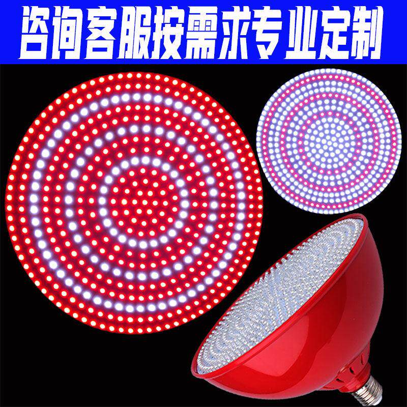 专业定制LED红白光红黄光加红微红特红商铺市场超市专用吊灯