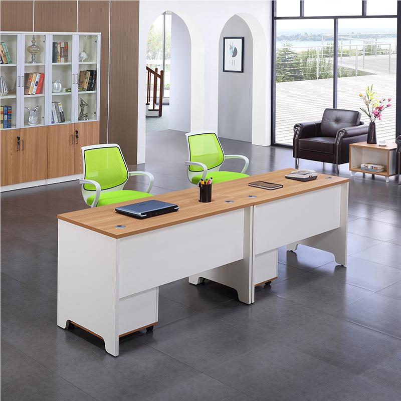 简约办卡职员办公桌 YG-68位写室字楼办公桌公椅组合办公桌四双人