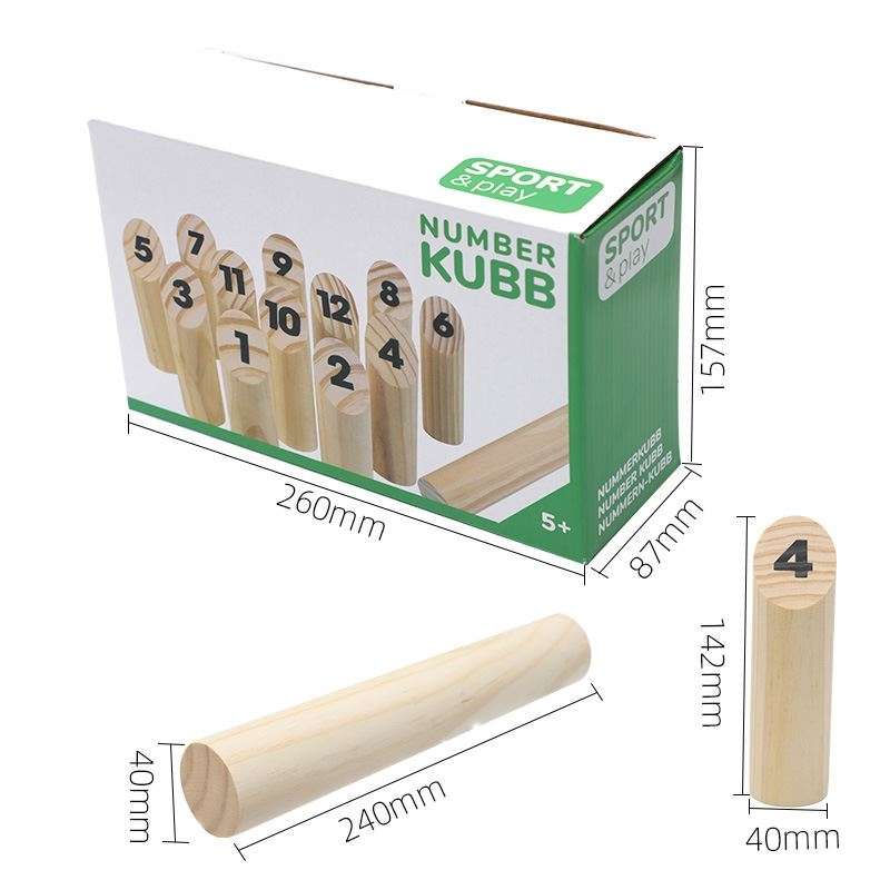 跨境玩具木制芬兰撞柱投掷趣味游戏户外儿童成人团建互动玩具批发