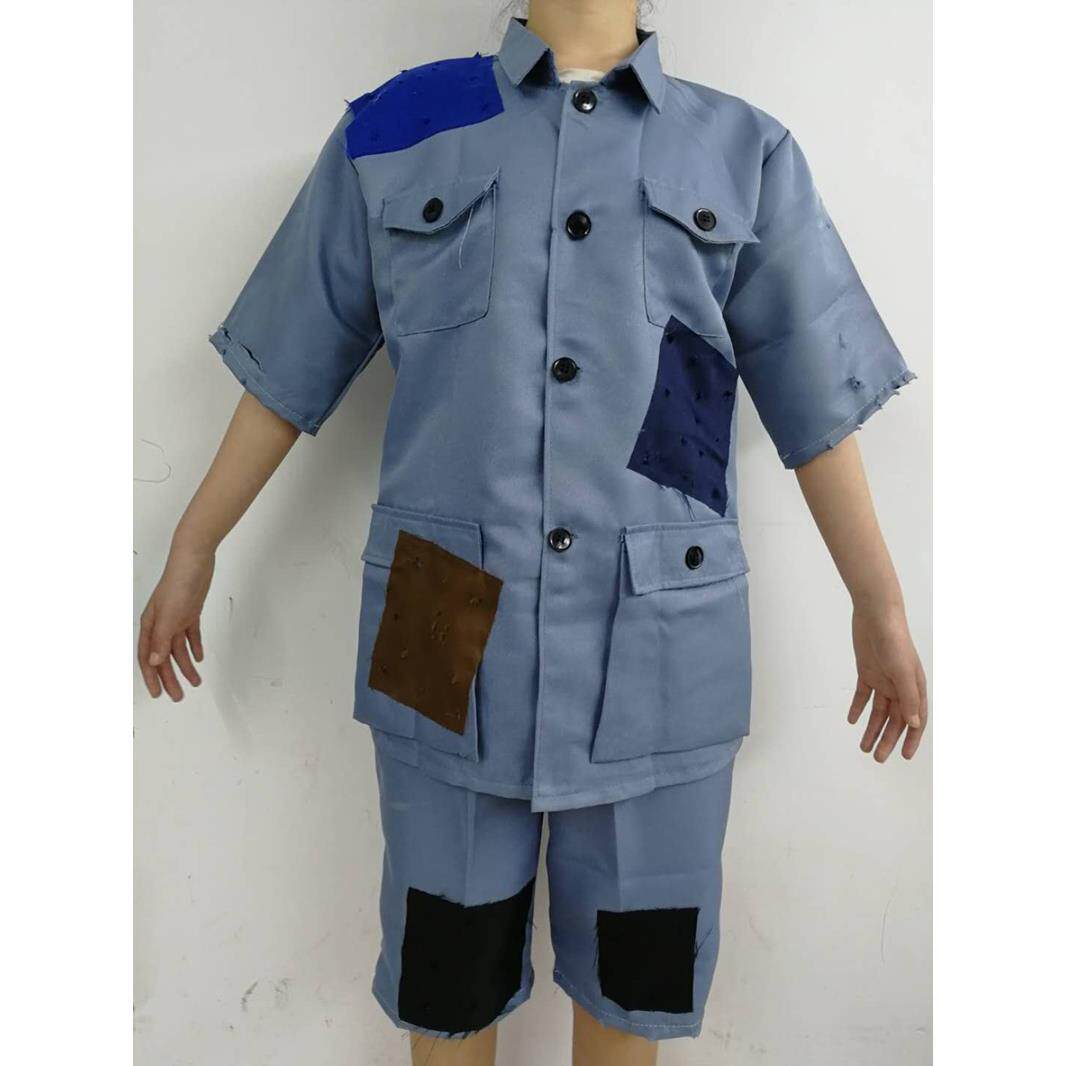 高档花子服装乞丐服套装古代丐帮叫服要饭衣服补烂丁演出破古装搞