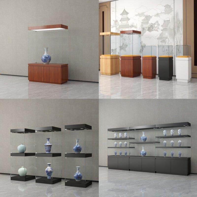 博物馆玻璃展示柜定制玉器珠宝文物艺术展柜展台展示柜古董产品柜