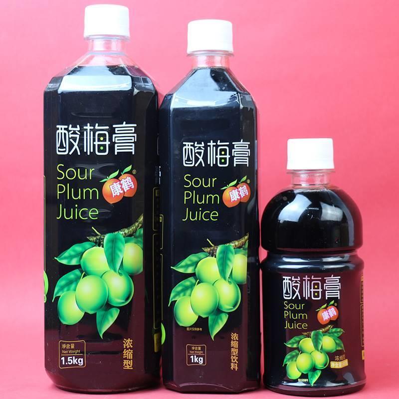 康鹤1.5kg浓缩酸梅膏9倍果汁液山楂乌梅酸梅汤饮料餐饮商用