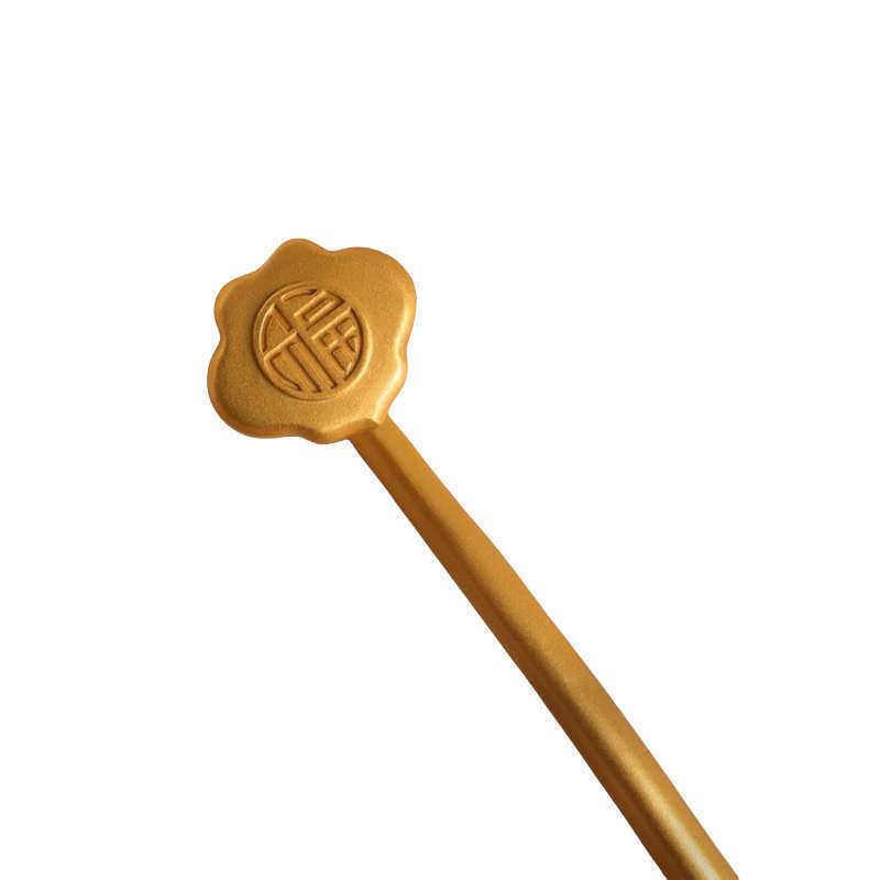 中式如意金色装饰品家居书房文艺件摆件手把国风工艺品复古铜,家居饰品,装饰摆件,淘宝优惠券,粉丝福利购,淘宝优惠卷