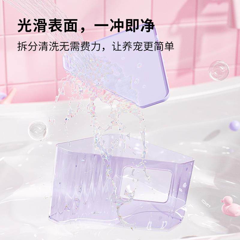 卡诺仓鼠浴室厕所盆两用尿砂尿盆浴沙洗澡浴缸防飞溅金丝熊专用