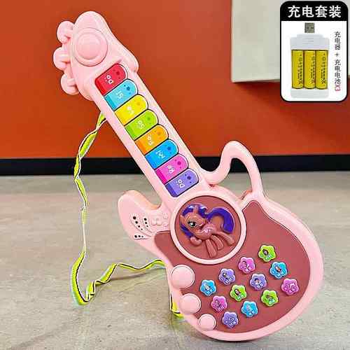 高档儿童小吉宝小提琴乐器启蒙宝早教多能电功子琴音乐玩具他尤克