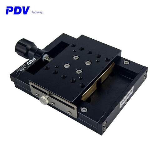 PT-SD102P手动平移台50mm/X轴滑台位移台/移动台/精密工作台带锁