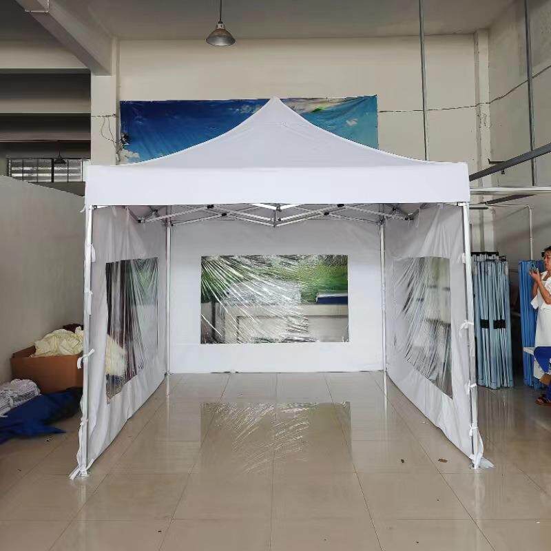 厂家折叠帐篷雨棚户外广告四角摆摊户外遮阳棚伞展览雨棚围布