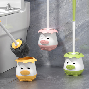 大号高档宿舍卫生间创意马桶刷壁挂式家用无死角带底座卡通厕所免