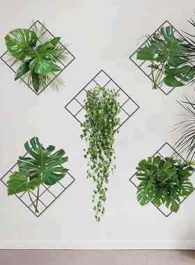 旅康CH39076AB绿植挂篮小清新植物框家居墙面房间客厅壁纸装饰画