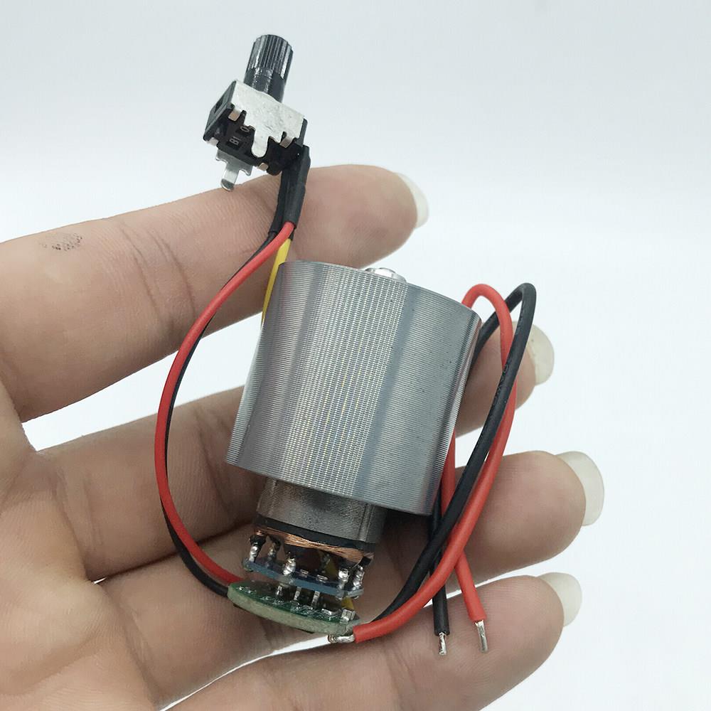 直流9V 12V 24V低压无刷风管风扇5A 100k到高速电机微型吹风机