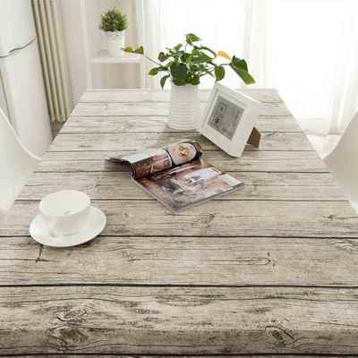 正品复古艺木纹桌布田园桌景茶几布棉麻台布文布艺拍照摄影背布盖