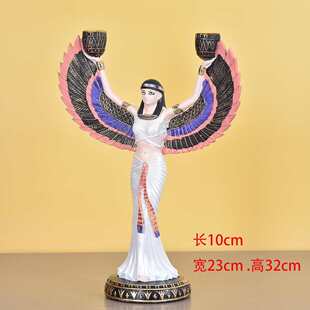 简约大厅伊希斯现代女神工艺品雕塑埃及摆件手工家居人物装饰