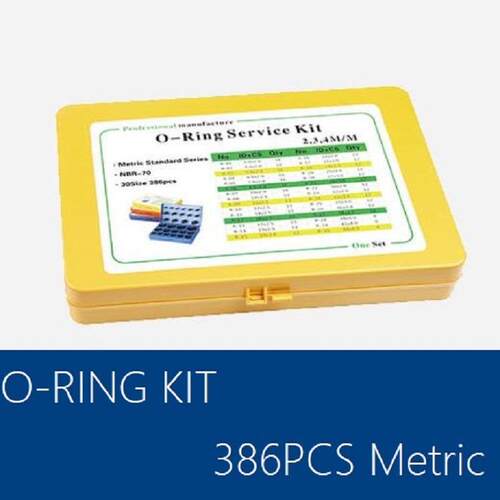 Seal-Oring Box O-RING KIT 386PCS Metric seal密封修理盒