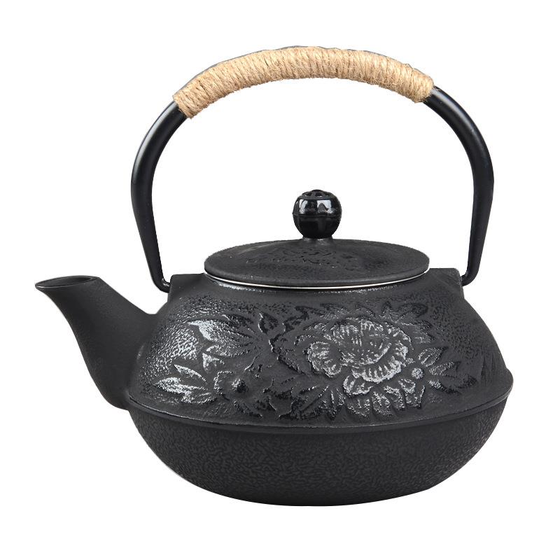 围炉煮茶厂家铸铁茶壶日式铁壶纯手工泡茶壶铁壶