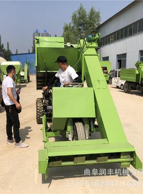 前板置软胶大收集刮BIM粪车舍马力牛粪污清粪车四驱大容量铲粪车