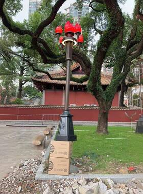 艾乐壹迪红色革命庭院灯led公园景区草坪灯街道路灯广场景观灯
