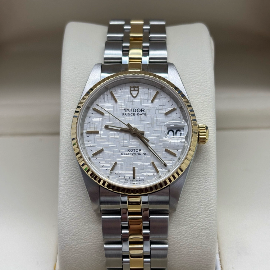 经典款9.8新 帝舵公主系列精钢18K金自动机械腕表32MM女表72033