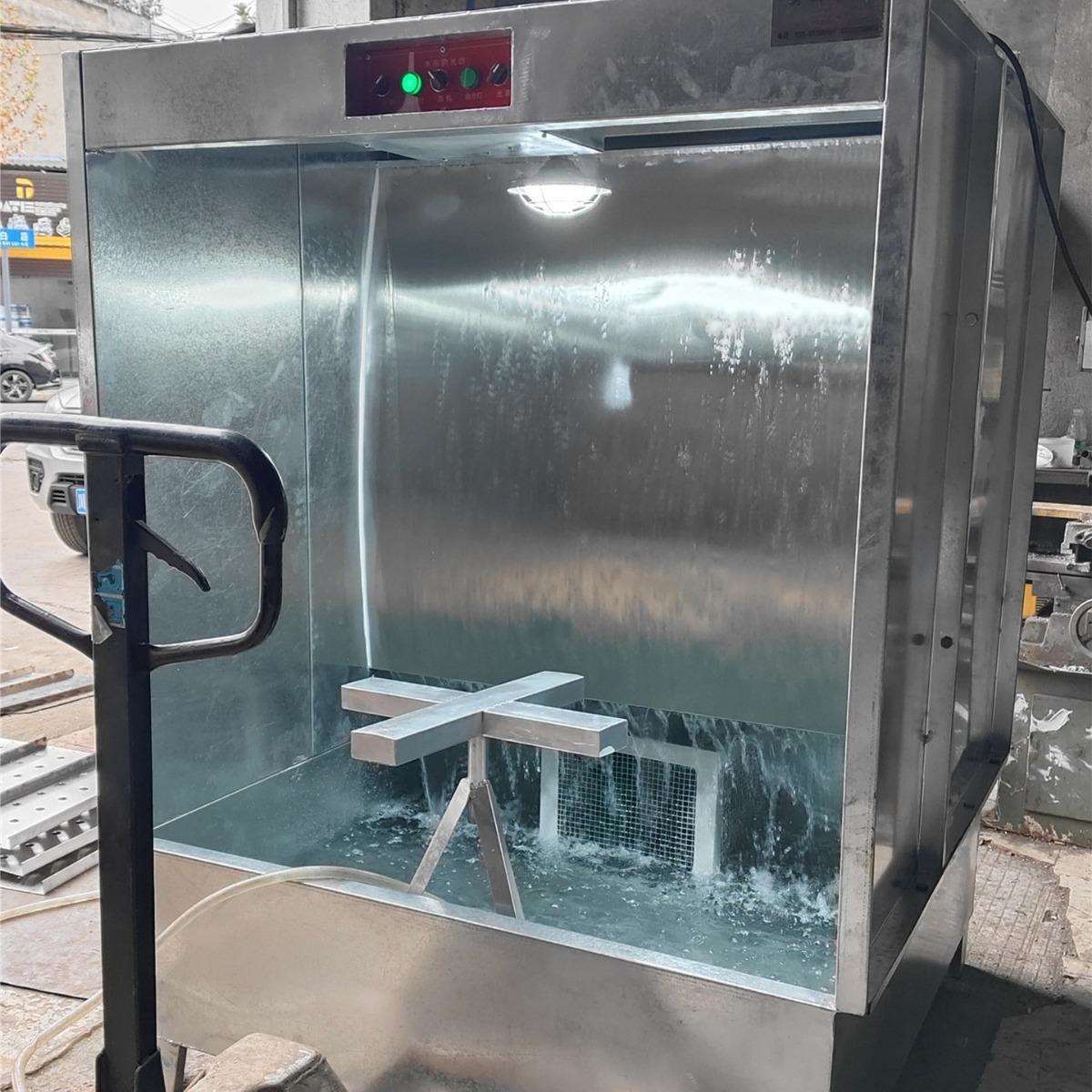 喷光台漆雾静化设备水循环喷漆台水帘式打磨吸尘柜漆雾净化箱成都