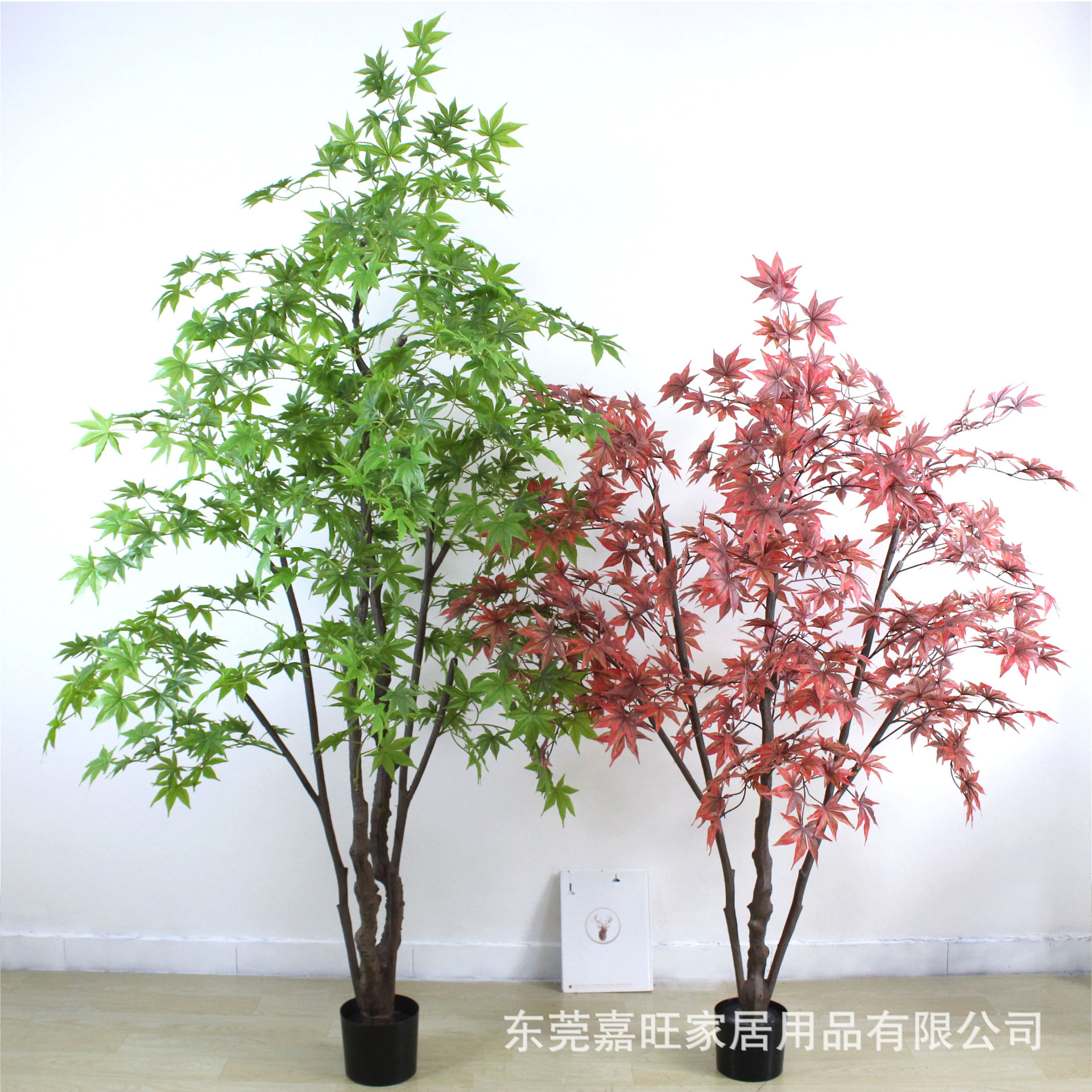 仿真枫树日水式盆景庭绿院枯山干植物摆件室假内落地jw091盆栽造