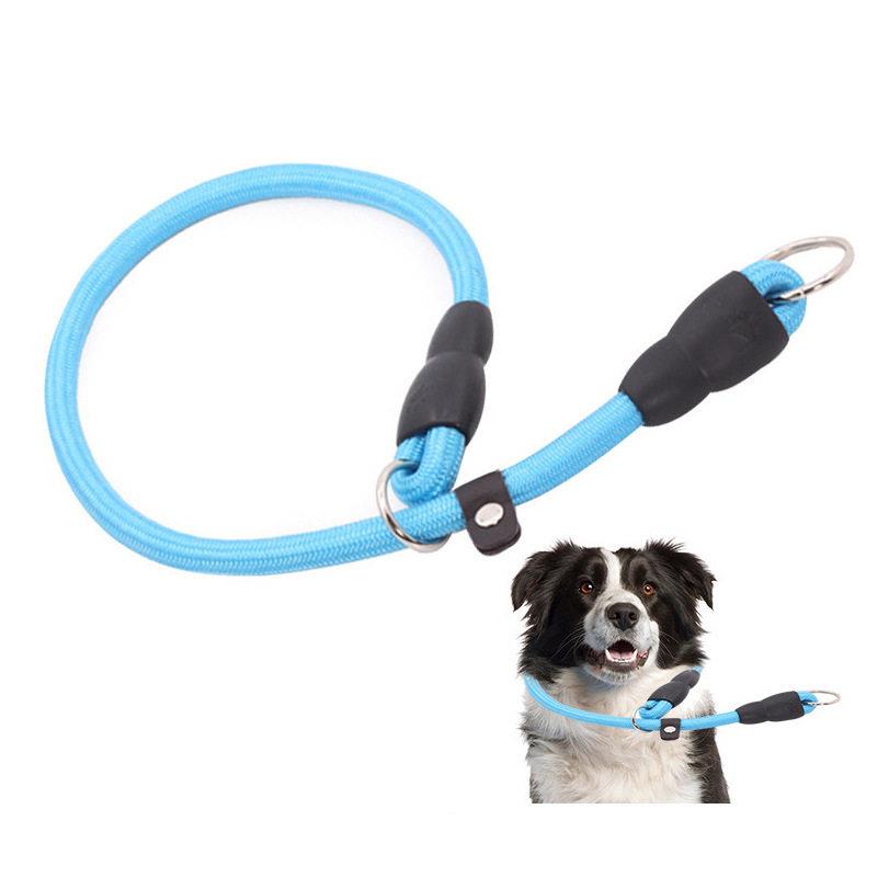 狗狗项圈P链P绳训犬牵引绳泰迪小型柯基边牧中型金毛大型犬狗链子