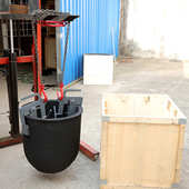 高纯碳化硅石墨耐高温金银铜耐腐蚀等直供密度熔化炼工厂铝粗坩埚