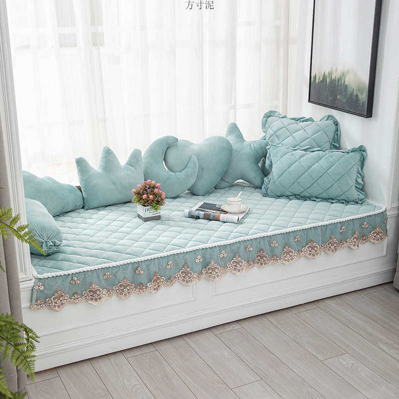 欧式飘窗垫窗台垫四季通用短毛绒加厚阳台坐垫榻榻米可外贸厂批发