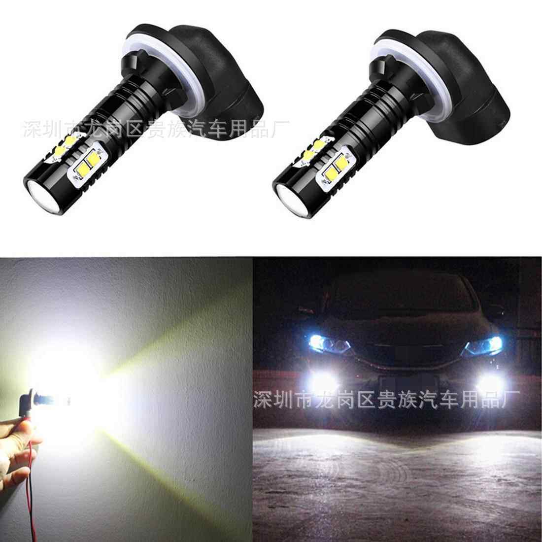 工厂直销 汽车LED雾灯 881 880 50W 10灯 LED防雾灯 CREE前照灯