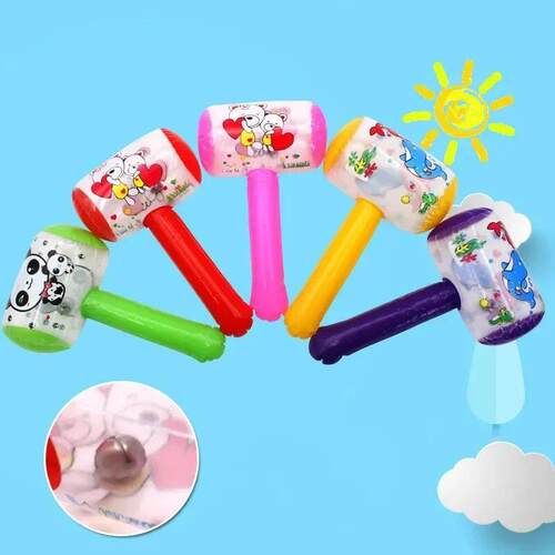 3pcs Inflatable Hammer with Bell Air Hammer Baby Kids Toys P