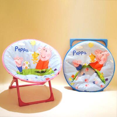 餐EZD儿童椅卡通折叠椅靠月背椅宝宝户亮外休闲便携椅椅幼儿园小