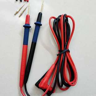 可换头万用表特尖表笔线万能表细尖硅胶软线表笔20a表针测试线
