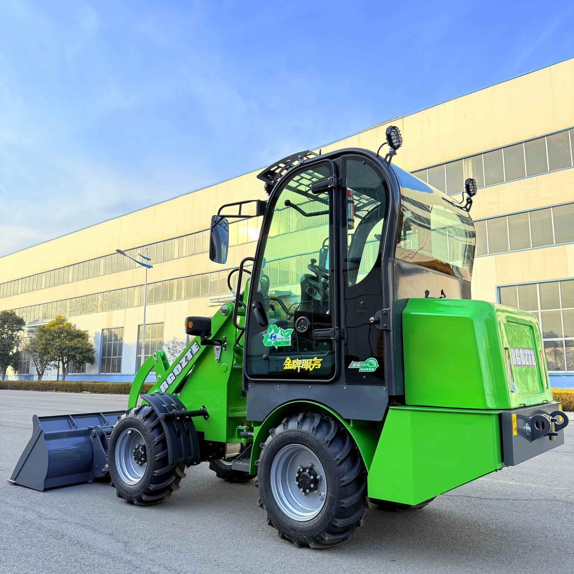 山东新能源电动四驱装载机，纯电动铲车，小型电动装载机