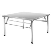 不锈钢房折叠桌餐桌家用宿舍出租饭TYX携桌写字学习桌摆吃摊便小