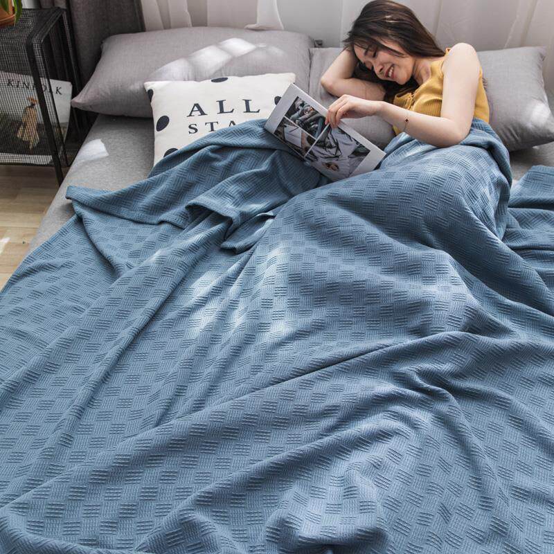 cotton summer quilt towel blanket bed sofa cover thin quilts图片