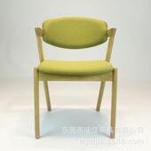 北DJ C223欧创意餐橡椅简约现代白木家用餐椅咖啡椅日休闲式 餐啡