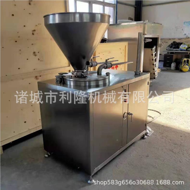全自动双馅液压灌机商用红嘴肠备香肠肠一机多用加工设OBY厂家直
