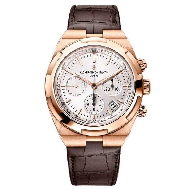 盒证[9.8新]江诗丹顿纵横四海系列18K玫瑰金手表 男款5500V/000R