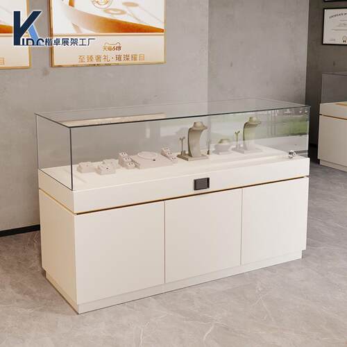 博物馆展柜瓷器精品木质展示柜古董珠宝首饰玻璃柜台产品展览柜台