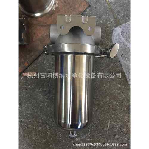 过滤器10寸滤瓶滤器20寸不锈钢单芯过滤器不锈钢滤壳前置滤器