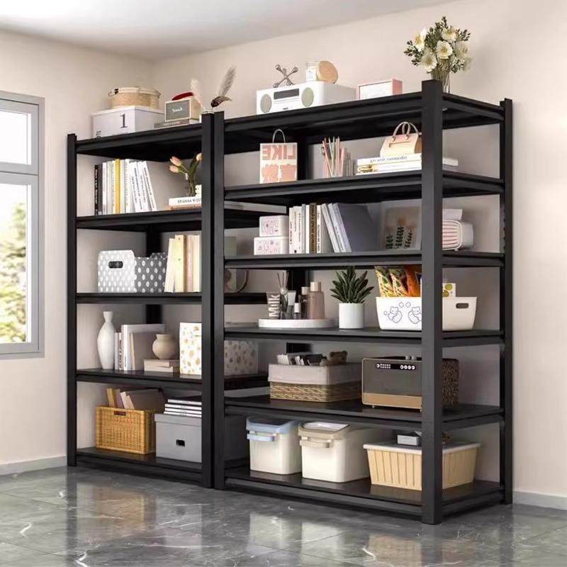 仓储货架置物架多层落地厨房阳台储物架杂物间地下室钢制收纳铁架