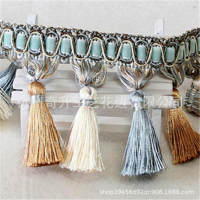 窗帘花边辅料门帘流苏小吊穗吊球整卷装饰边布艺辅料织带欧式,居家布艺,花边,淘宝优惠券,粉丝福利购,淘宝优惠卷