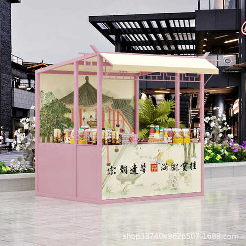 集市夜市摆摊架可移动推车商业街广场促销棚活动架铁艺户外展示架