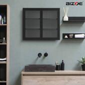 挂墙式 顶柜收纳置物柜餐厅玻璃门吊柜卫生间浴室储物柜厨房墙壁柜