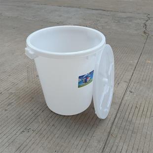厂家工业100L120L200L00升塑料大白桶白色新料加厚塑胶桶