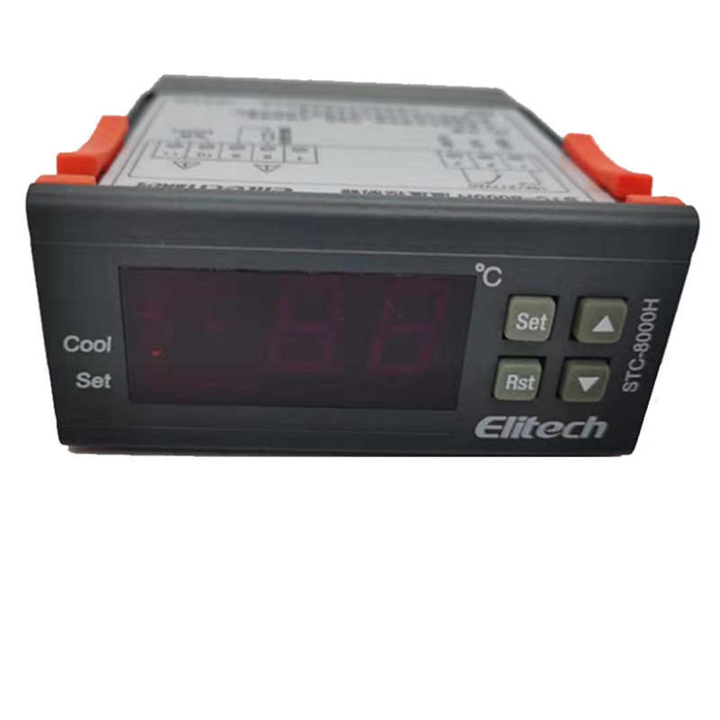 精创STC-8000H微电脑温控器，220V 供电带探头线