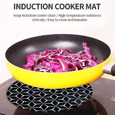 Induction Cooktop Protector Non Slip Silicone Mat Heat