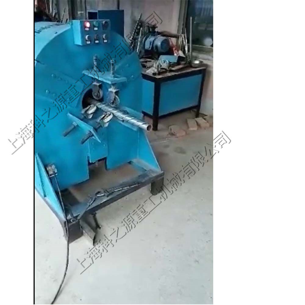 小型健身器材管材花管机可调式金属麻花设备护栏不锈钢管拧扭机